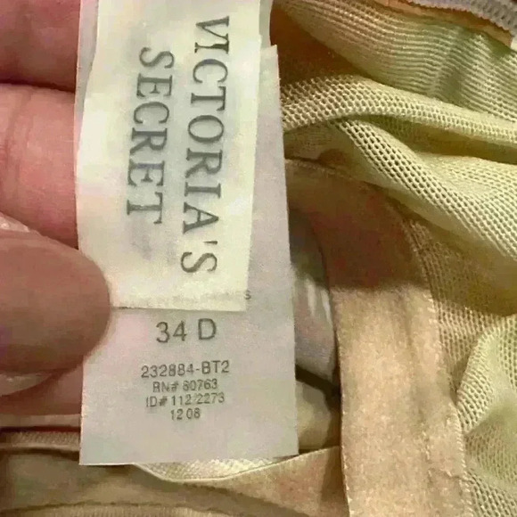 Victoria's Secret Tankini Top White w/Multi-Color Splatter Dots Size 34D - Picture 3 of 7